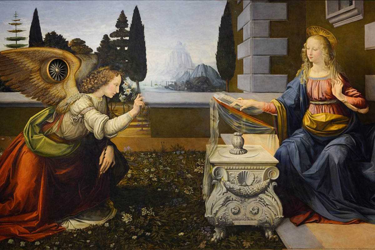 La Cène 1495 - jeu de l'intrus