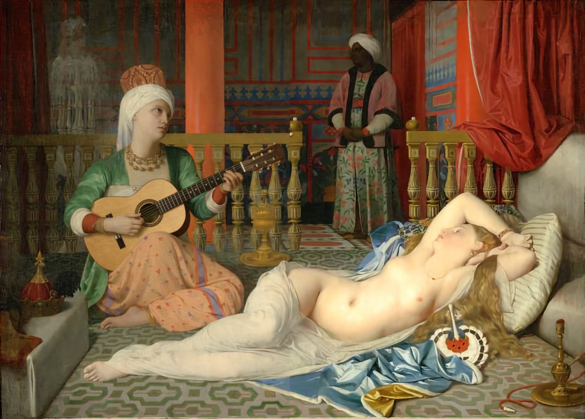 L'Odalisque à l'esclave 1839 - jeu de l'intrus