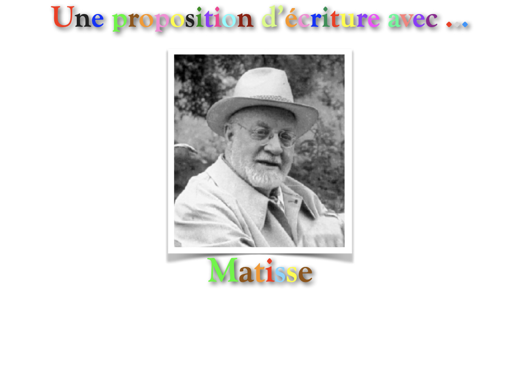 Proposition d'écriture