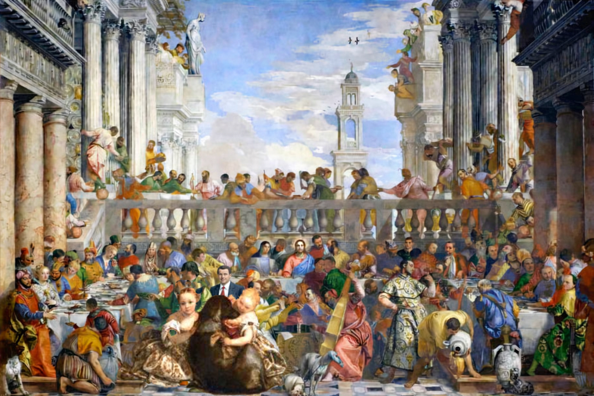 Les noces de Cana 1562 - jeu de l'intrus