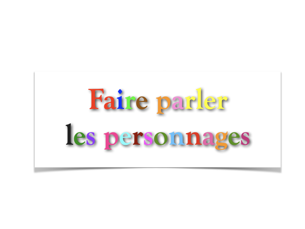 Proposition d'écriture