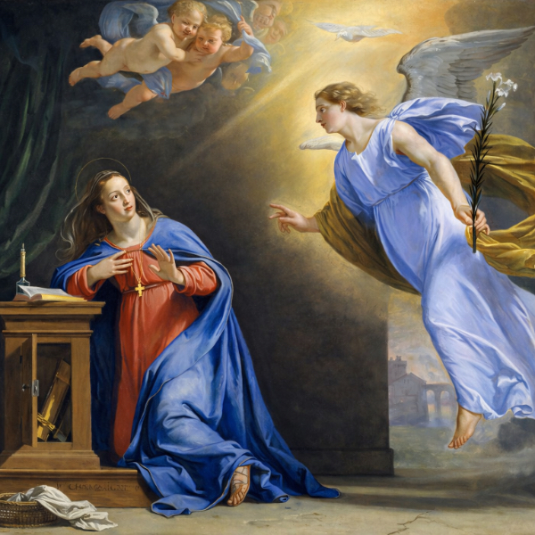Annonciation 1645 par Philippe de Champaigne - jeu de l'intrus
