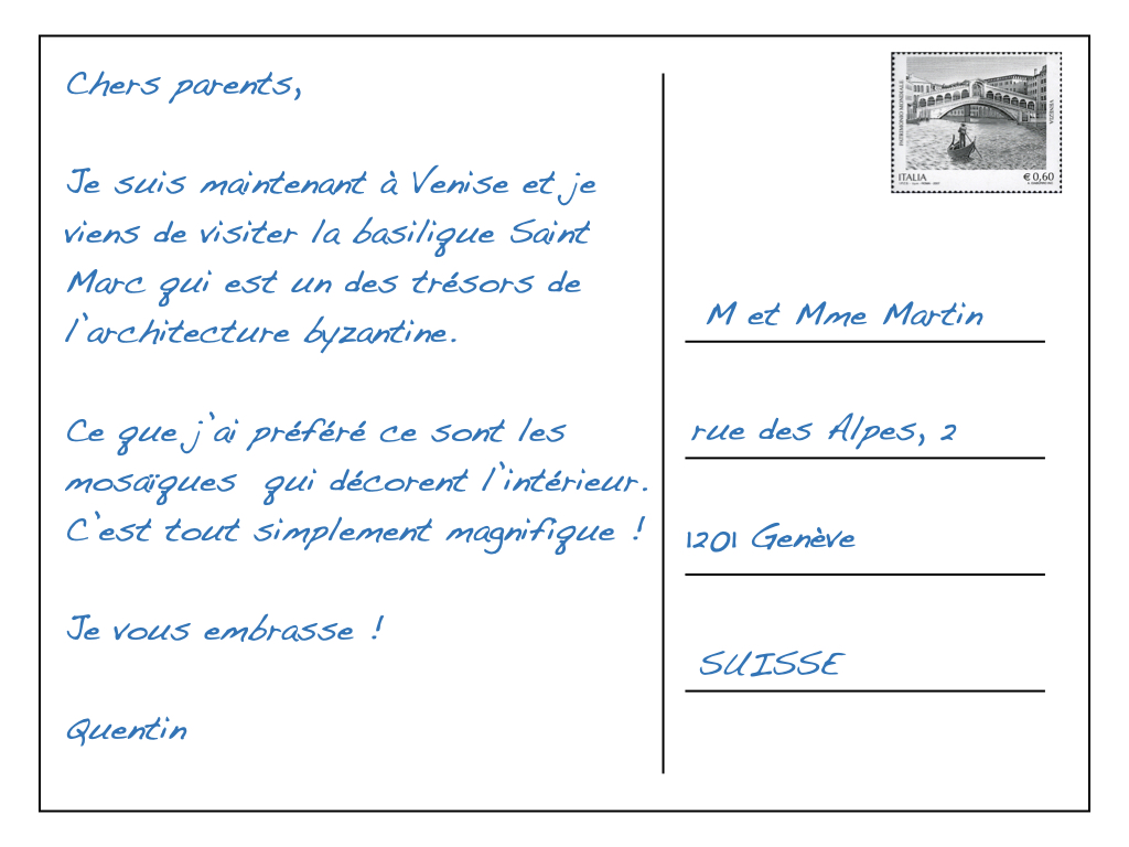 Proposition d'écriture