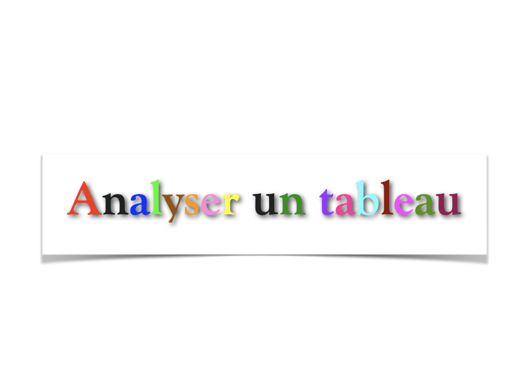 Proposition d'écriture