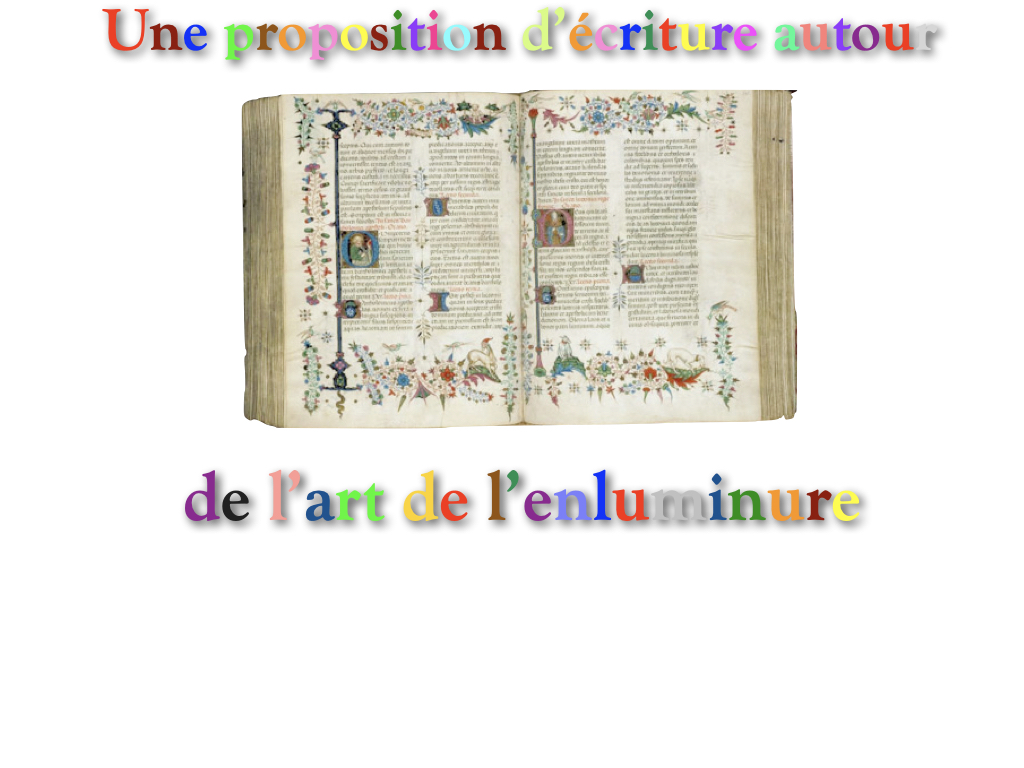 Proposition d'écriture