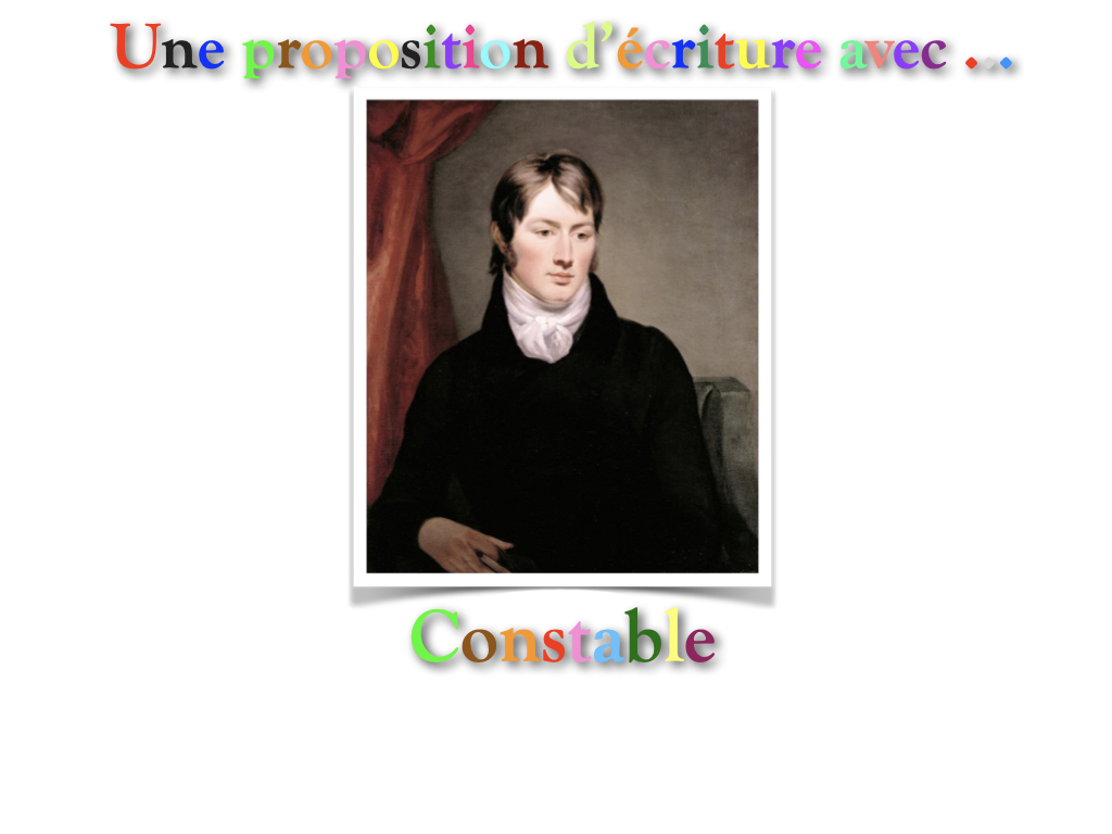 Proposition d'écriture