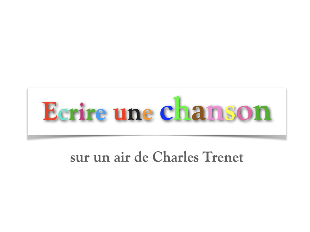 Proposition d'écriture