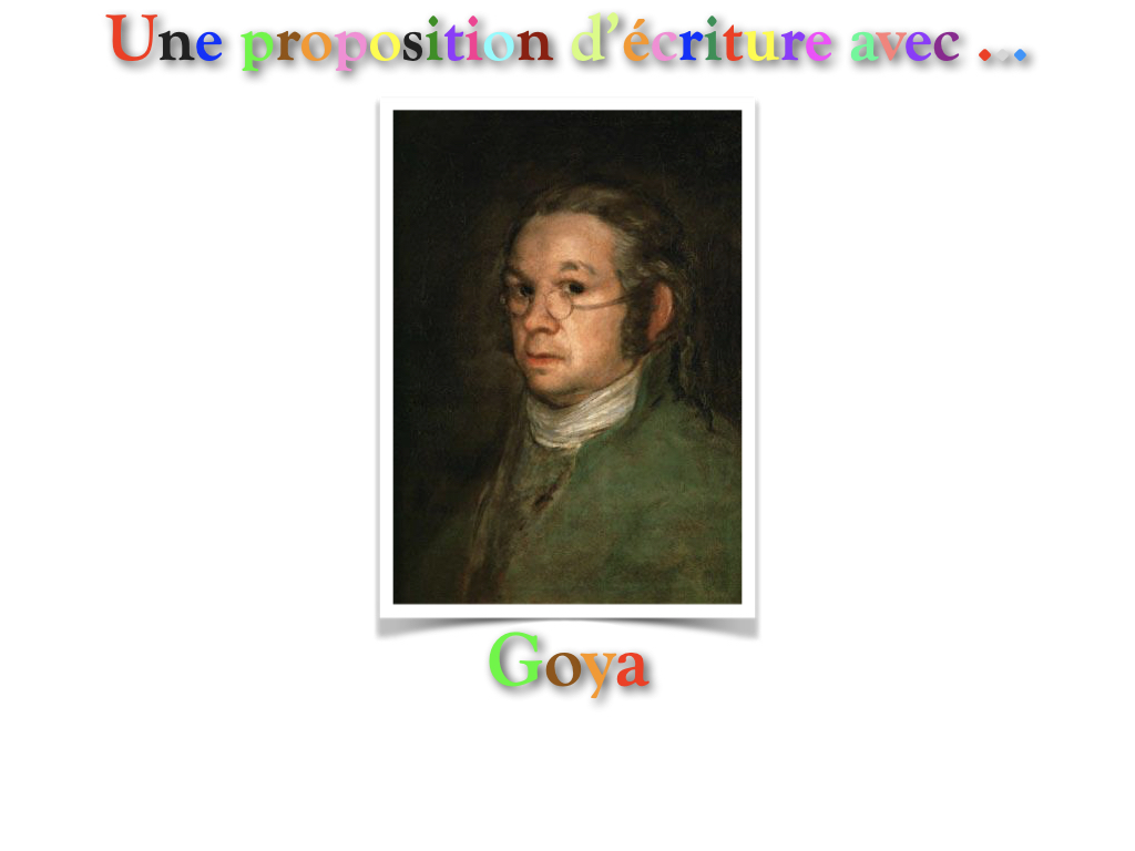 Proposition d'écriture