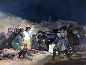 Scène d'une œuvre de Francisco de Goya