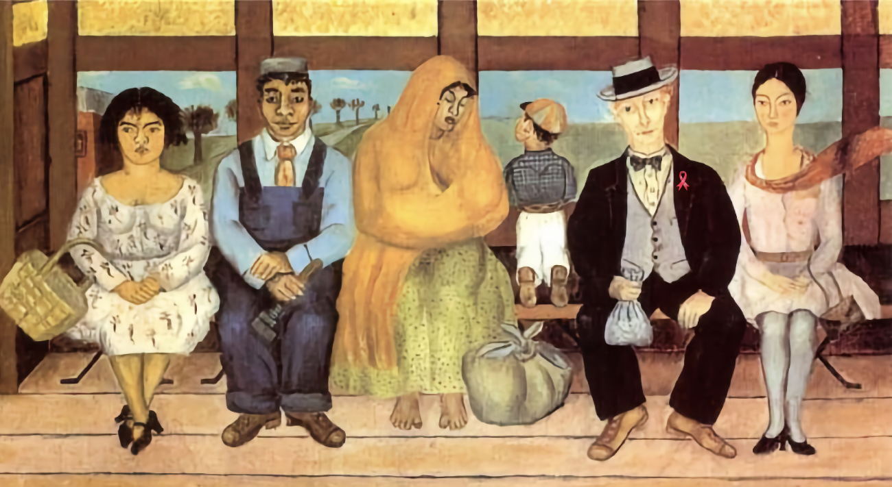 Arrêt de bus 1929 - jeu de l'intrus