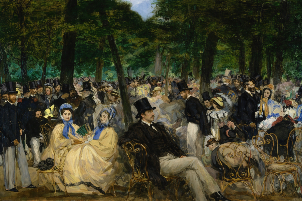 La musique aux Tuileries 1862 - jeu de l'intrus