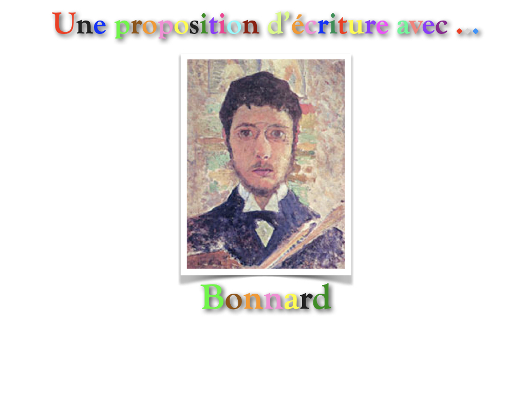 Proposition d'écriture