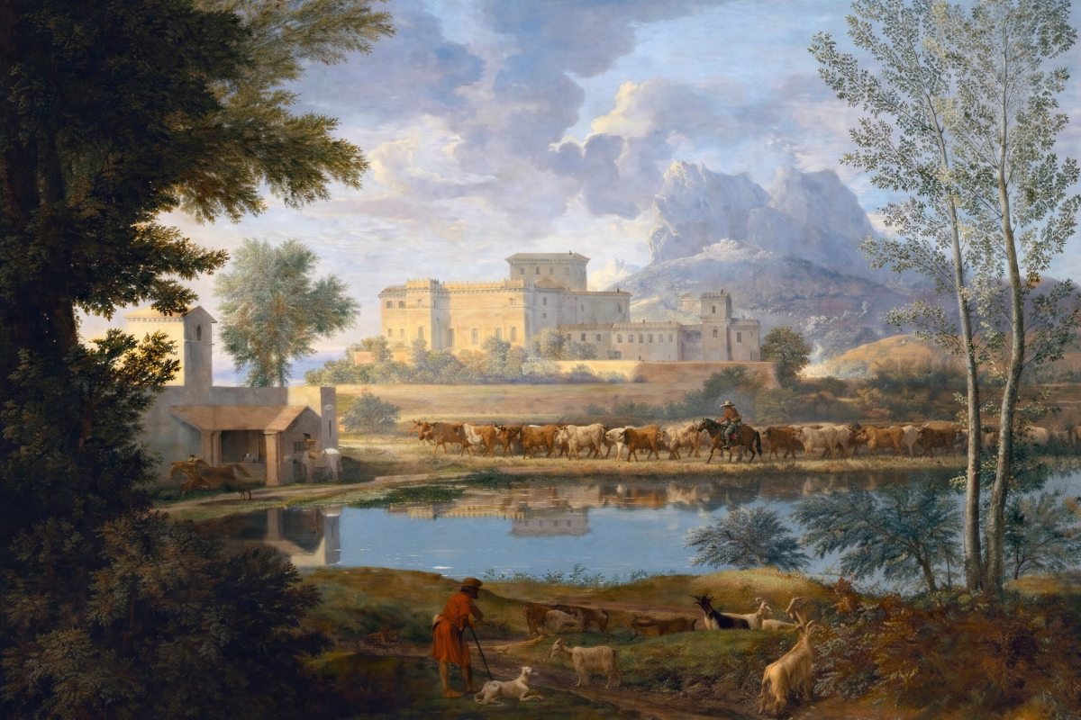 Paysage par temps calme 1651 - jeu de l'intrus