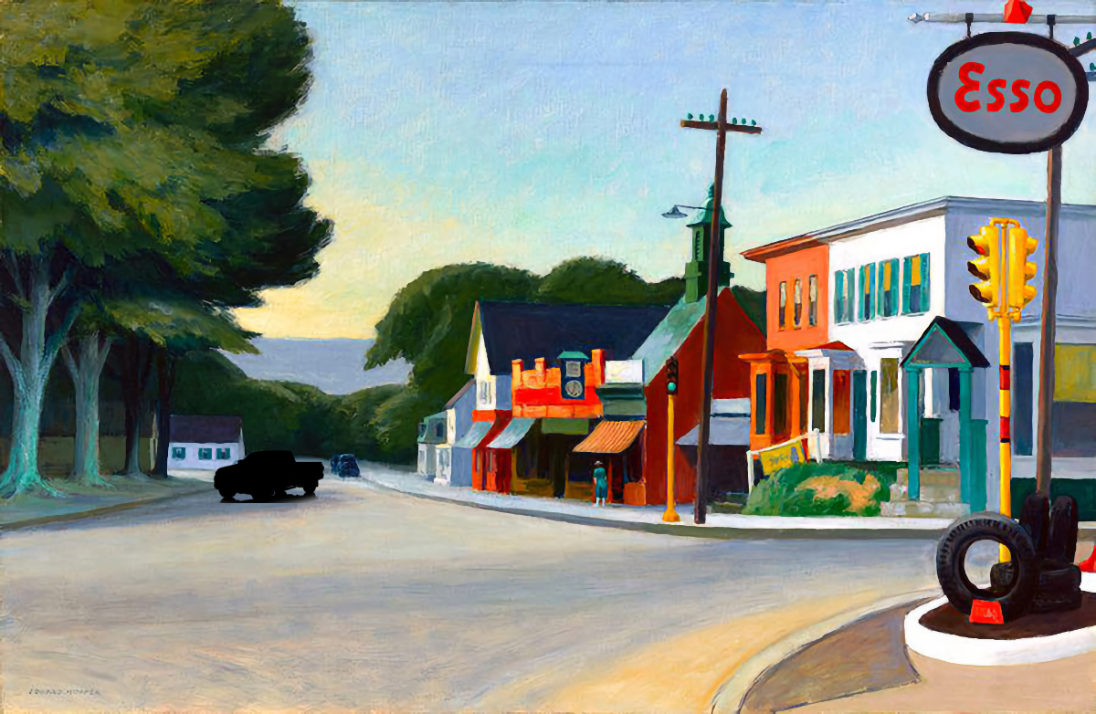 peinture de Hopper