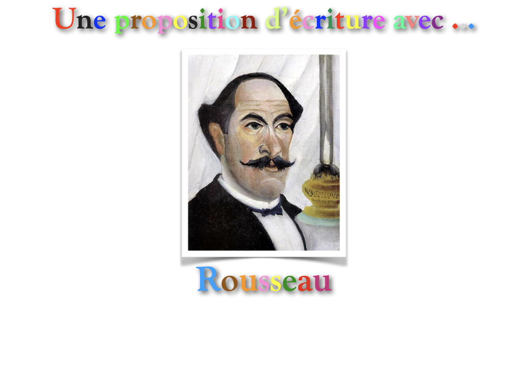 Proposition d'écriture