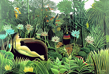Une peinture du Douanier Rousseau